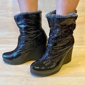 Bebe Black Warm Booties